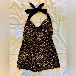Pinup Couture leopard swimsuit